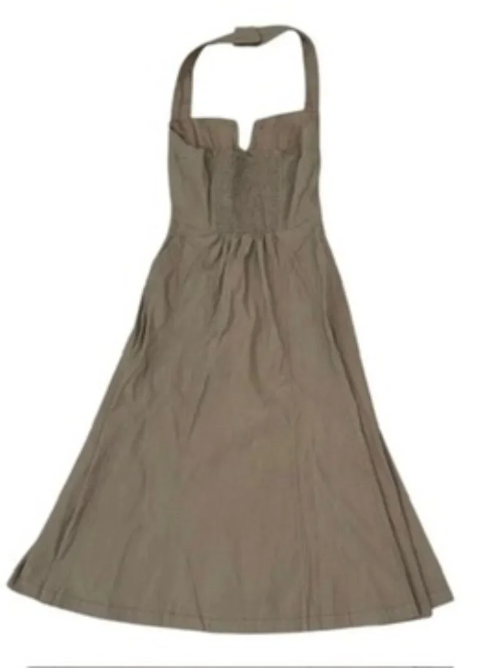 Anthropologie Zip-Front Corset Dress sz M - Picture 3 of 4